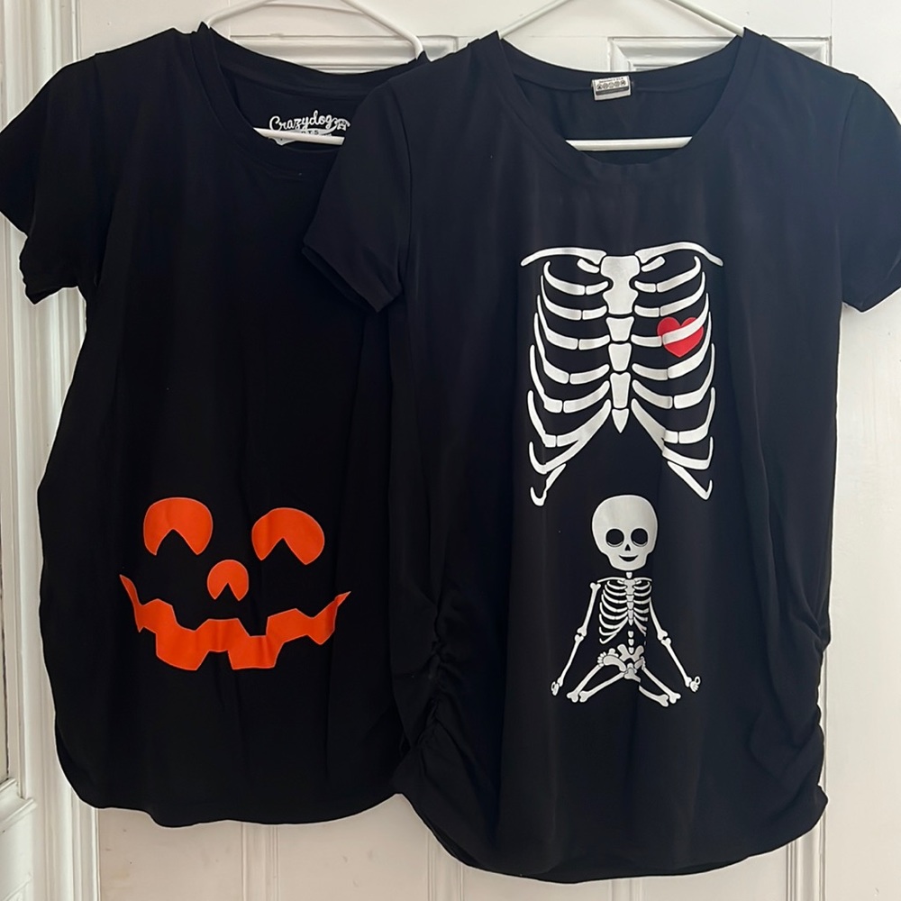 Halloween maternity shirts